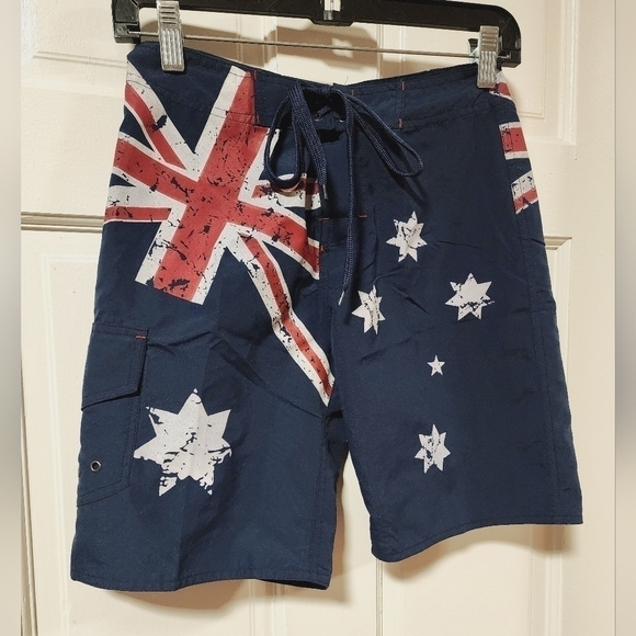 AUSTRALIA FLAG SWIM SHORTS 10 - Picture 4 of 9